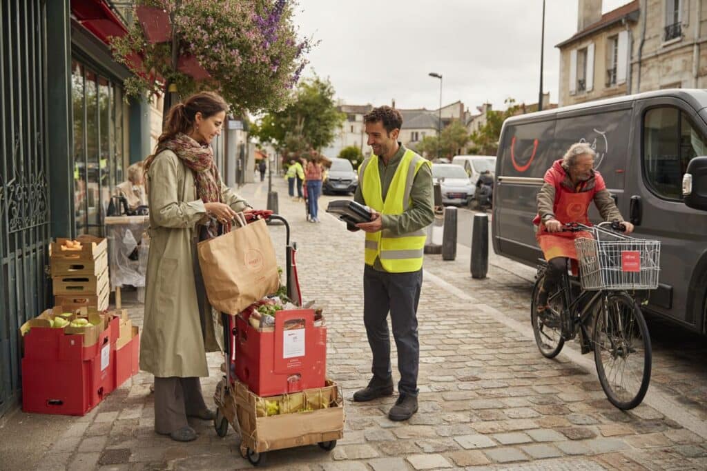 amazon monoprix partenariat livraison villes