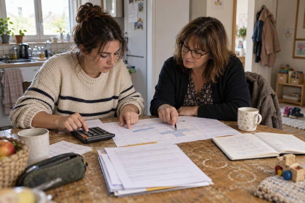 Calendrier et calculatrice pour les congés payés de l'assistante maternelle