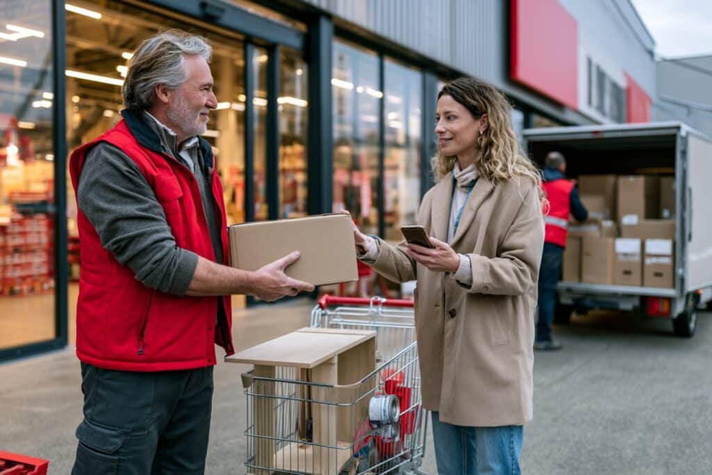 castorama rejoint amazon omnicanal