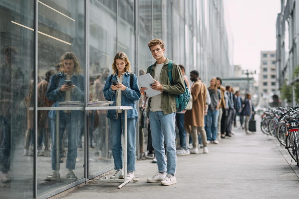 emploi jeunes france avenir incertain