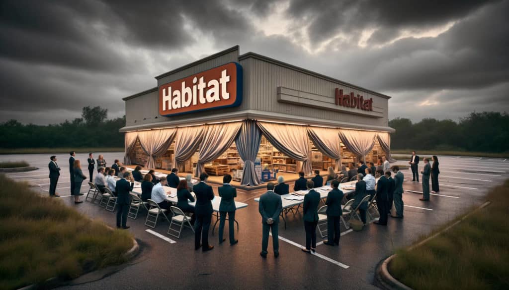 enseigne habitat redressement judiciaire risque de liquidation