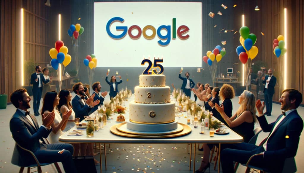 google fete vingt cinq ans