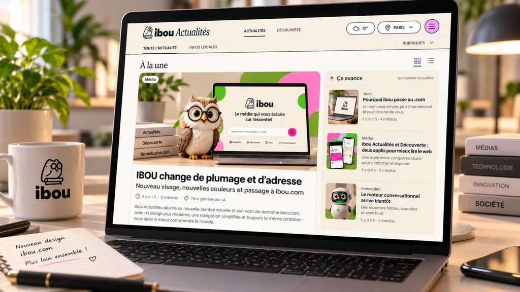 Le hibou ibou porte des lunettes pour sa nouvelle identité