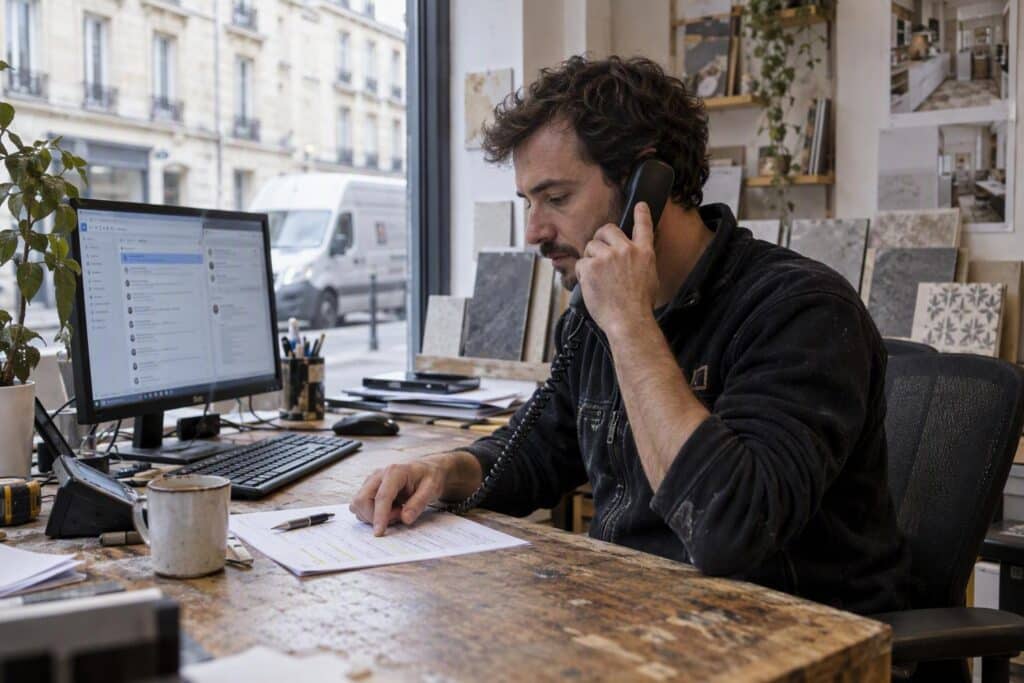Visuel sur l'inbound et l'outbound marketing pour attirer des clients