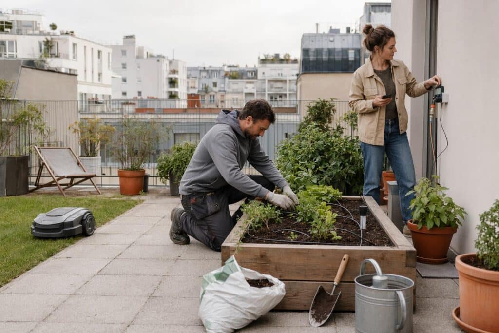 jardinage geek robots et applications