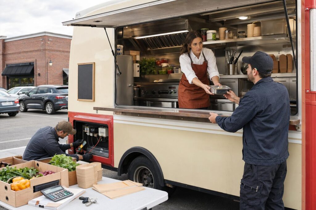 lancement dun food truck