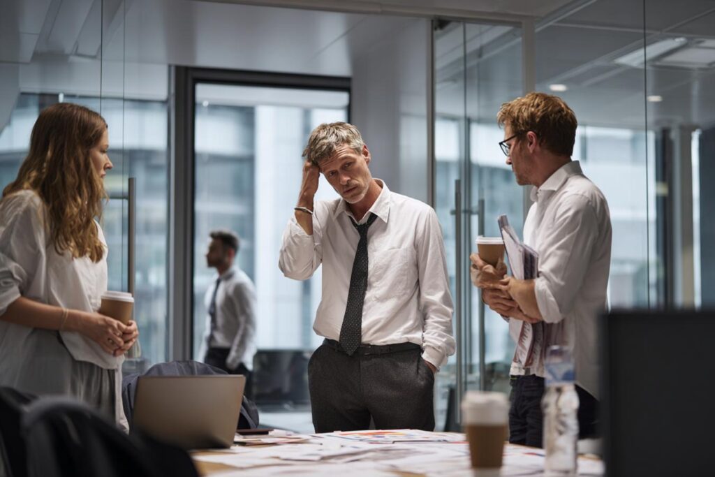manager stress salaire faible