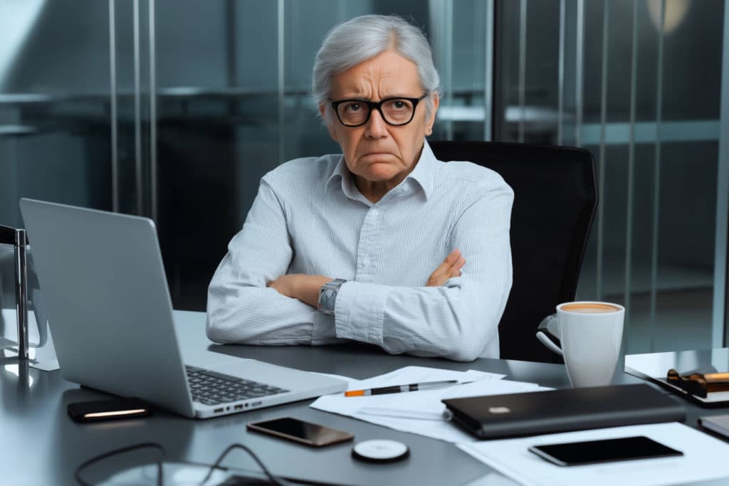 personnes agees discutant retraite