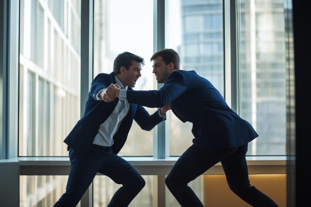se battre pendant entretien d'embauche et repartir avec un cdi